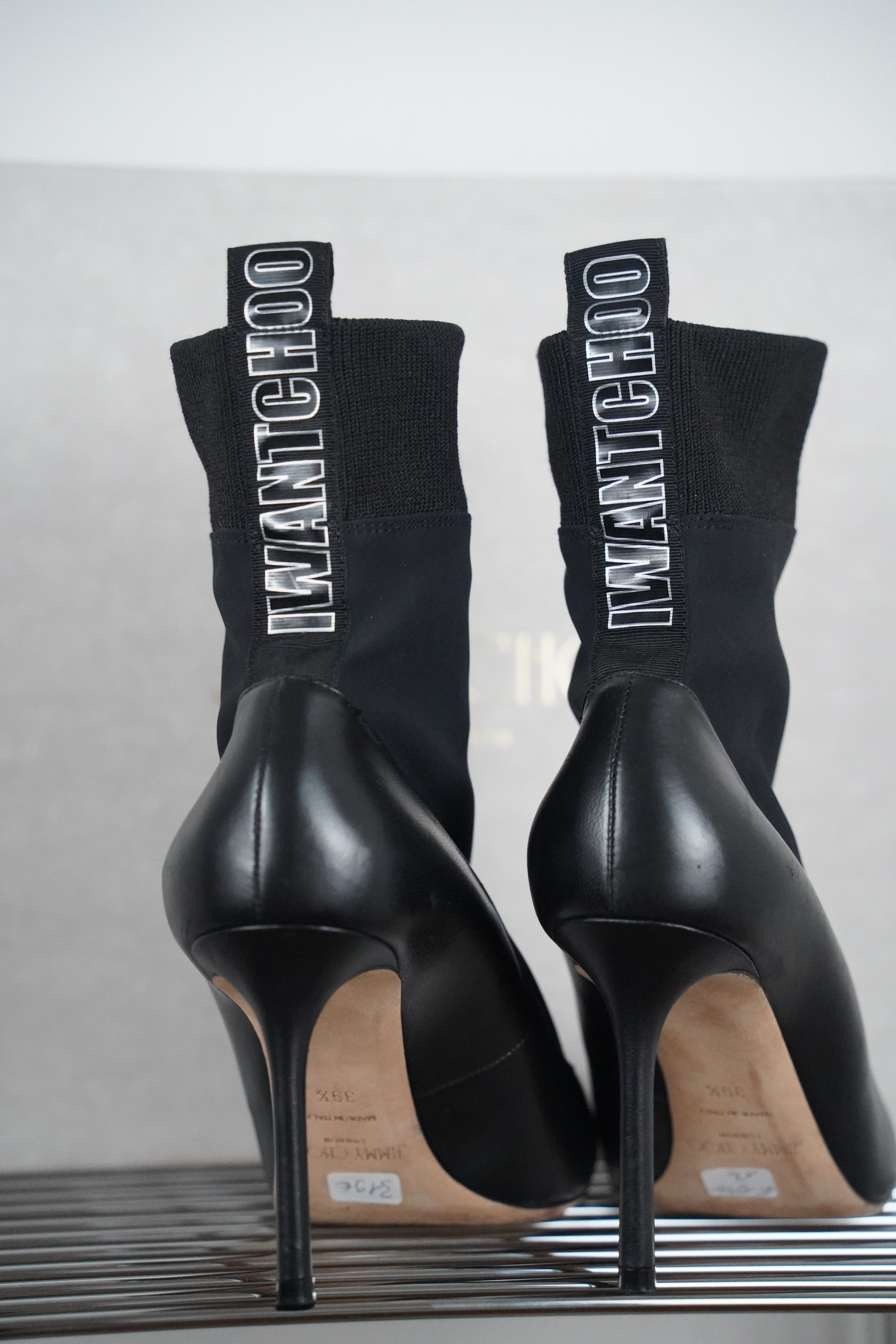 JIMMY CHOO Brandon 85 Stiefeletten schwarz | Gr. 39 1/2