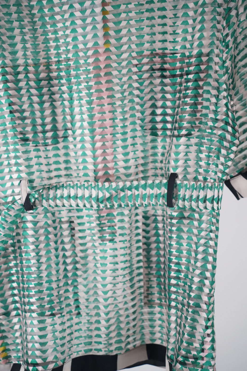 ahiMARIA Bluse kurzarm mit Gürtel | Gr.M
