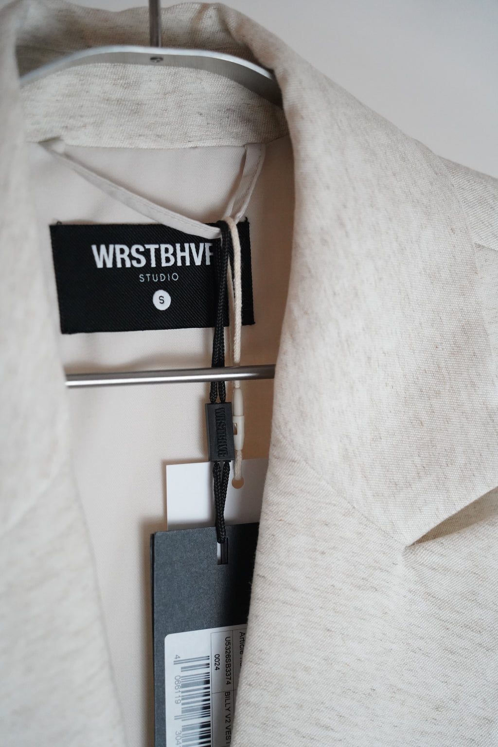 WRSTBHVR Studio Weste | Gr. S