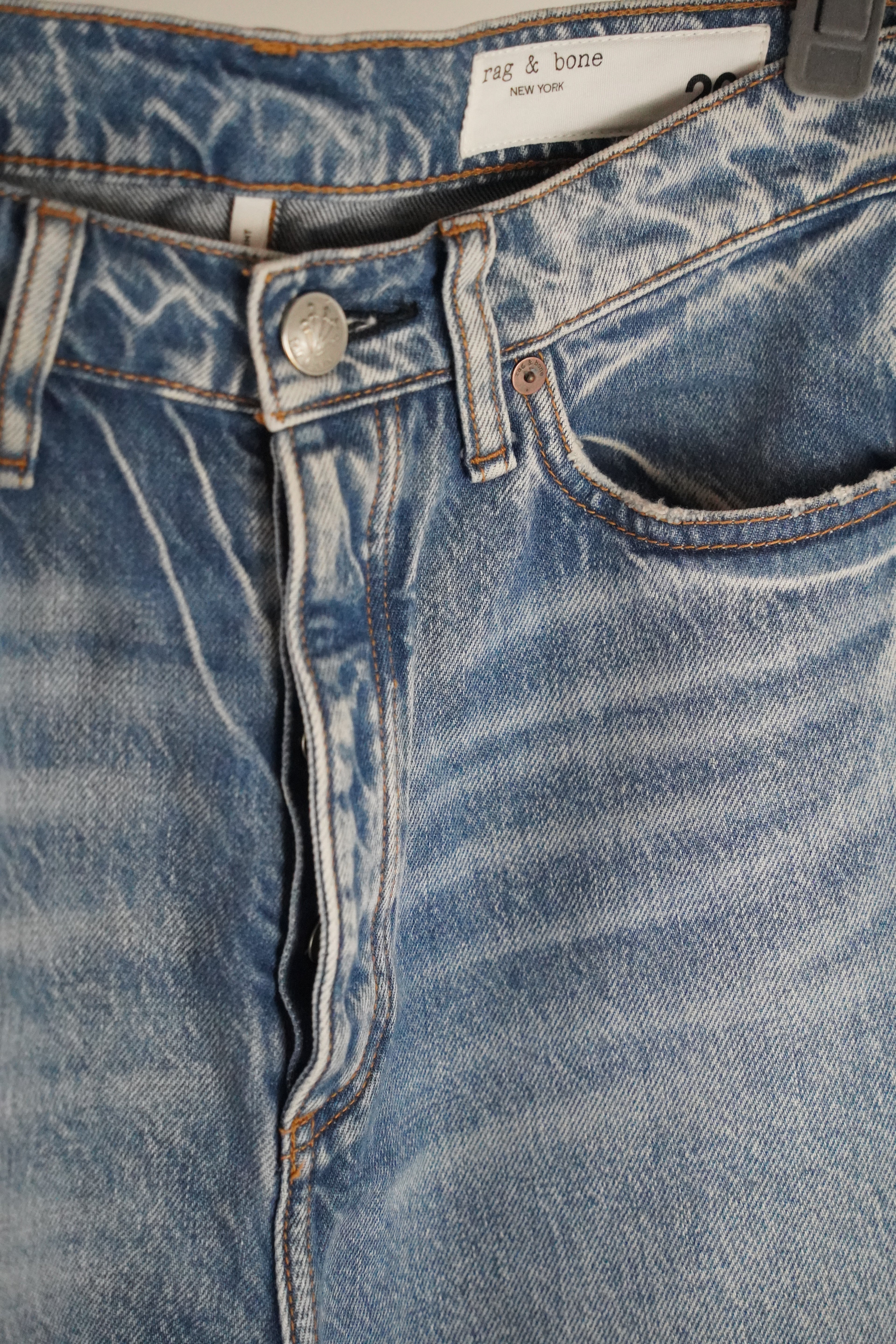 RAG & BONE Alex High-Rise Straight Jeans | Gr. 29