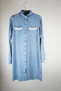 DENHAM Hemdblusenkleid | Gr. S