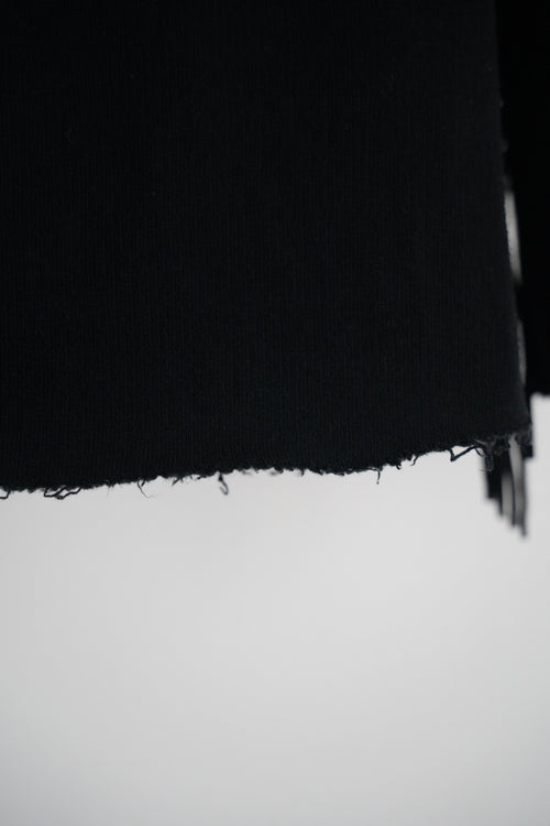 10Days Pullover mit Fransen an Ärmeln | Gr. S