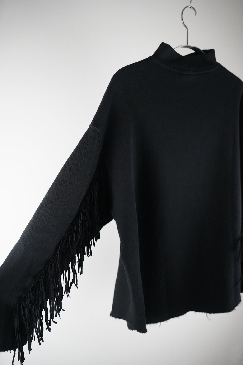 10Days Pullover mit Fransen an Ärmeln | Gr. S