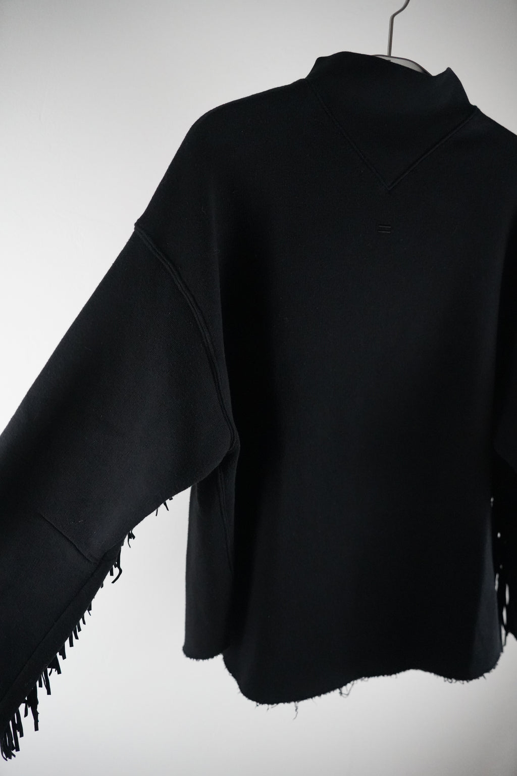 10Days Pullover mit Fransen an Ärmeln | Gr. S