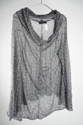 TWINSETLongsleeve mit Wasserfallkragen | Gr. M/L (Etikett fehlt)