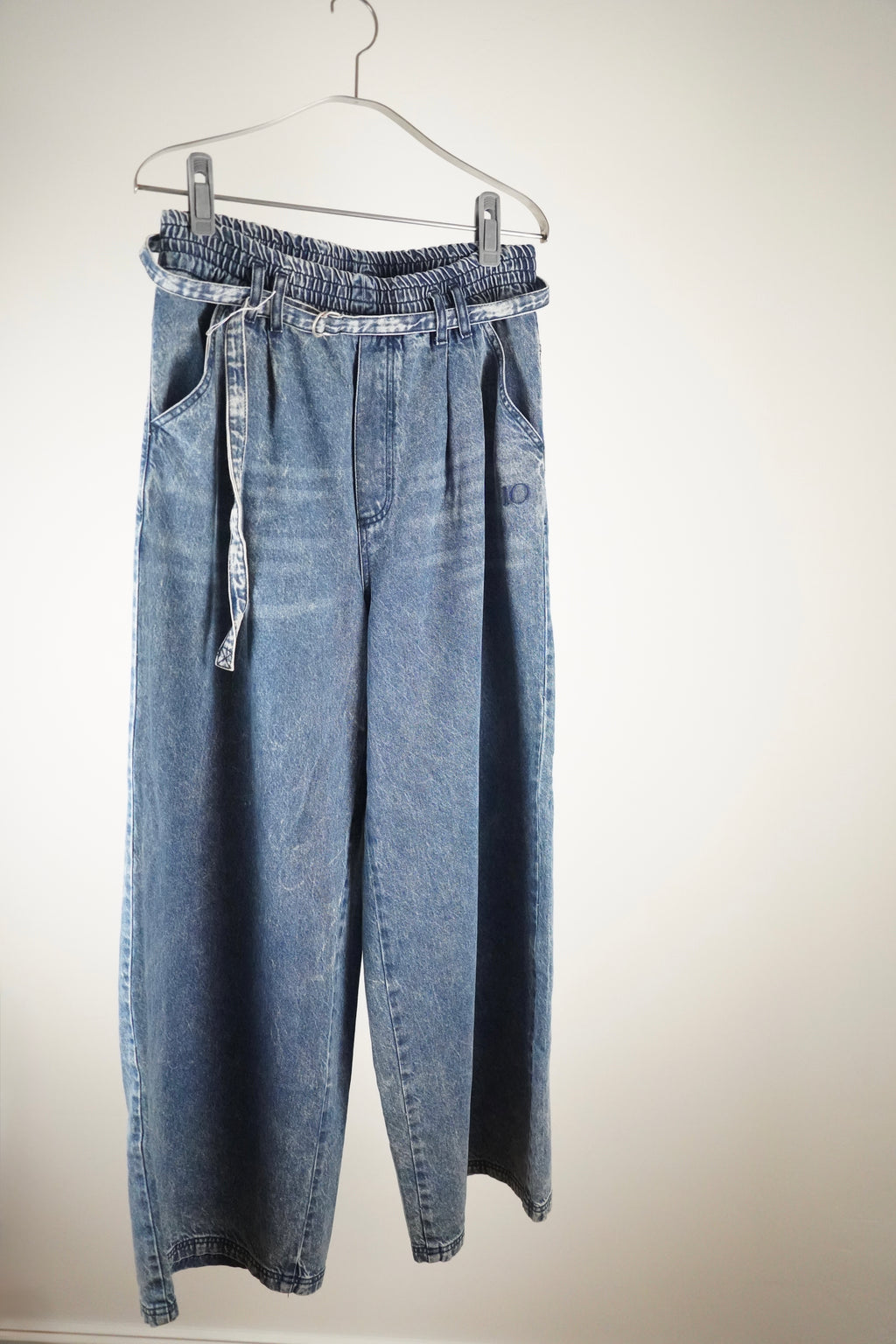 10Days Paperbag Wide-Leg Jeans mit Bindegürtel | Gr. M