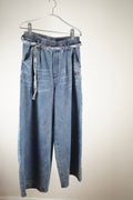 10Days Paperbag Wide-Leg Jeans mit Bindegürtel | Gr. M