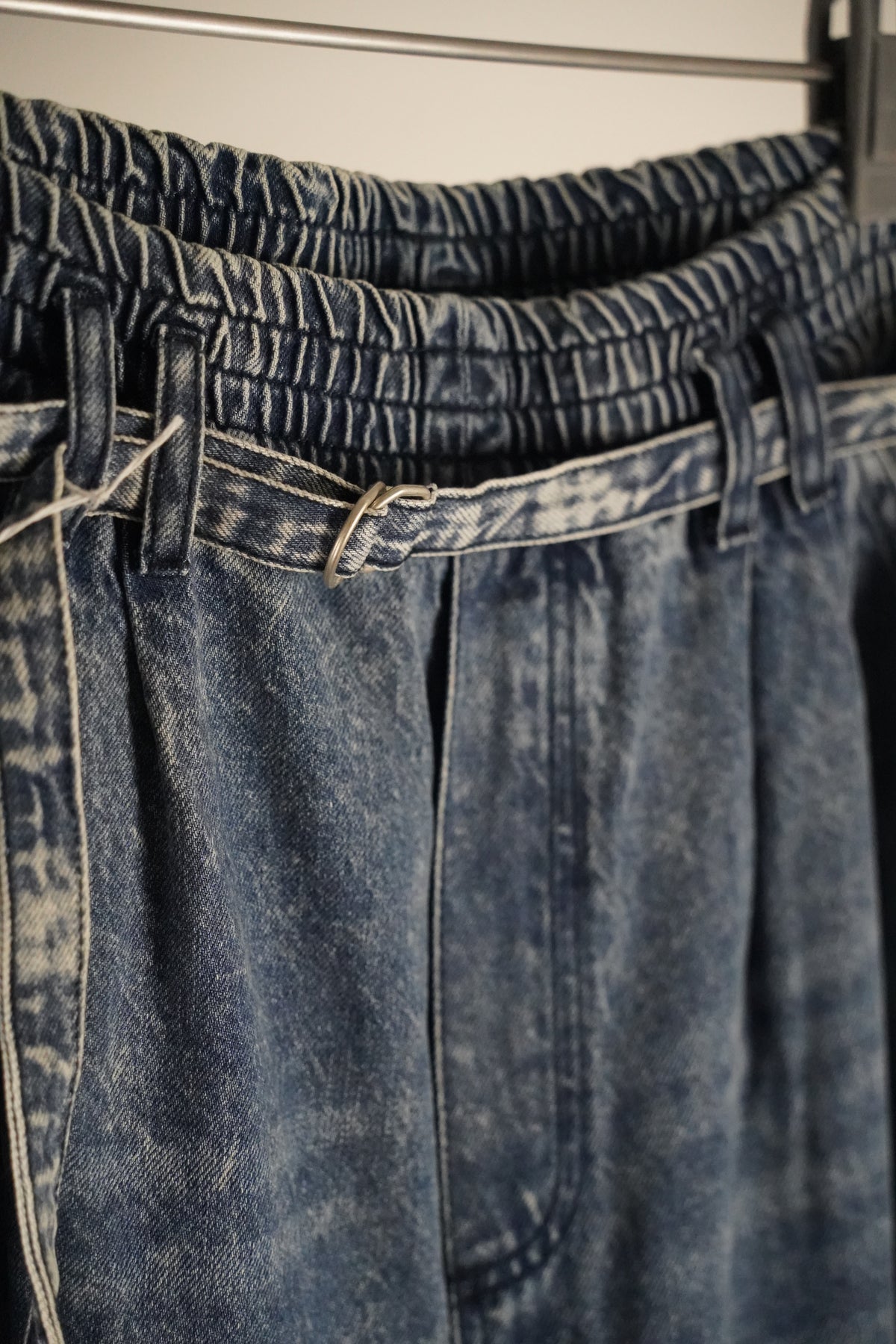 10Days Paperbag Wide-Leg Jeans mit Bindegürtel | Gr. M