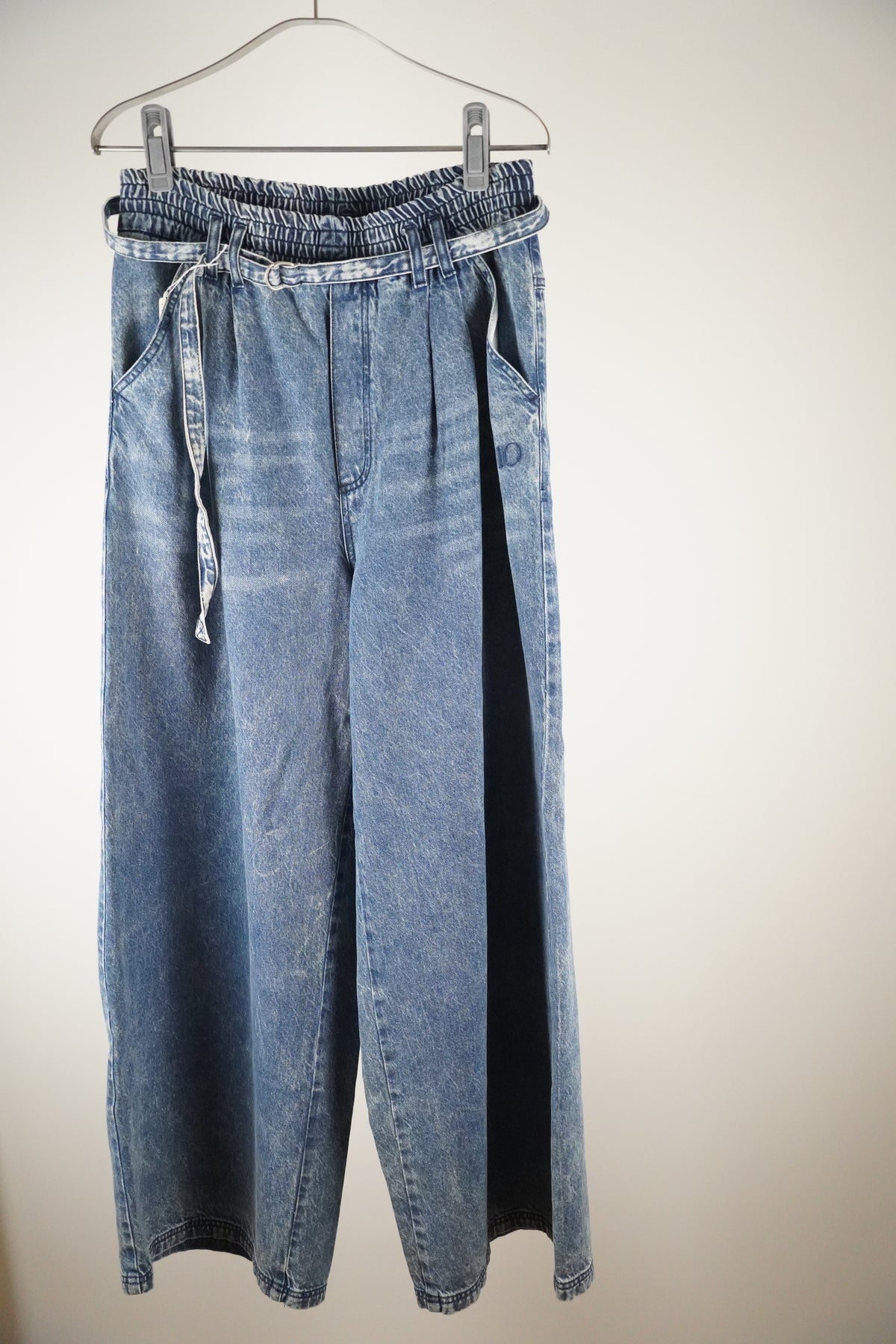 10Days Paperbag Wide-Leg Jeans mit Bindegürtel | Gr. M