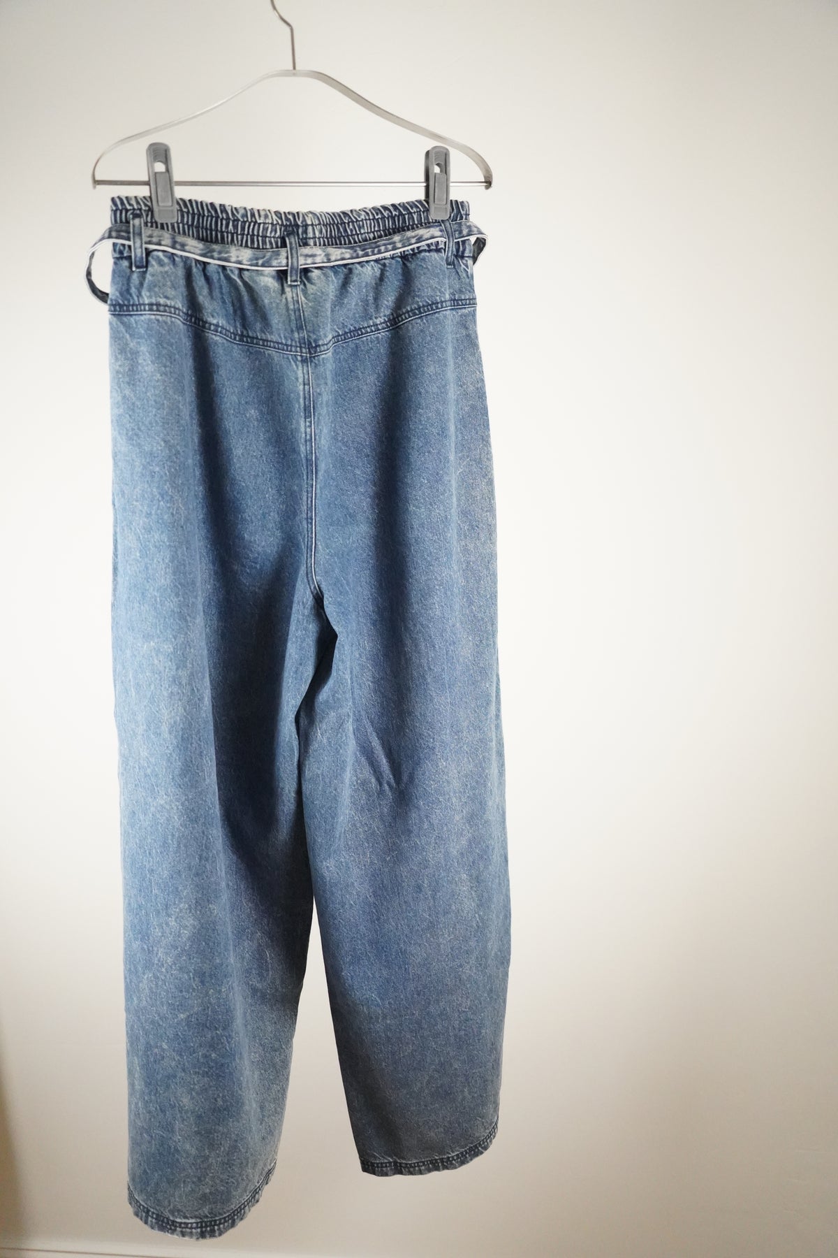 10Days Paperbag Wide-Leg Jeans mit Bindegürtel | Gr. M