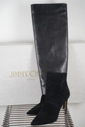 JIMMY CHOO 'Hurley' 2-in 1 Wildleder& Lederstiefel/ Stiefelette | Gr. 40