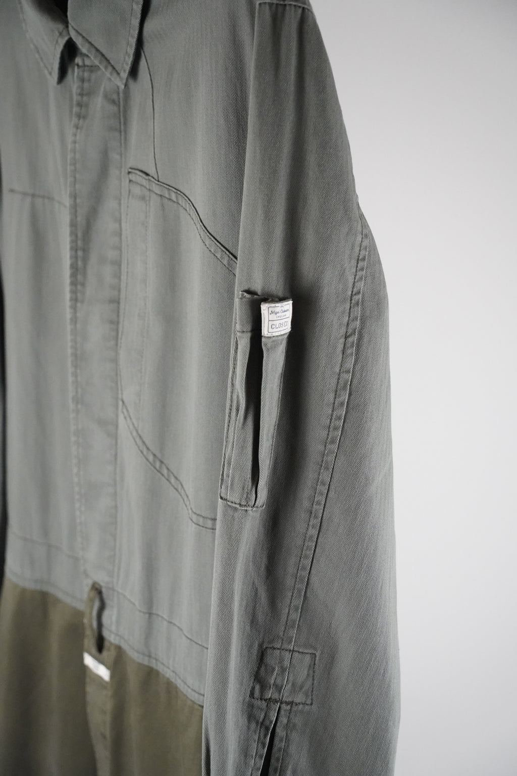 CLOSED x Nigel Cabourn Worker- Overall Jumpsuit Khaki Oliv Gr. M