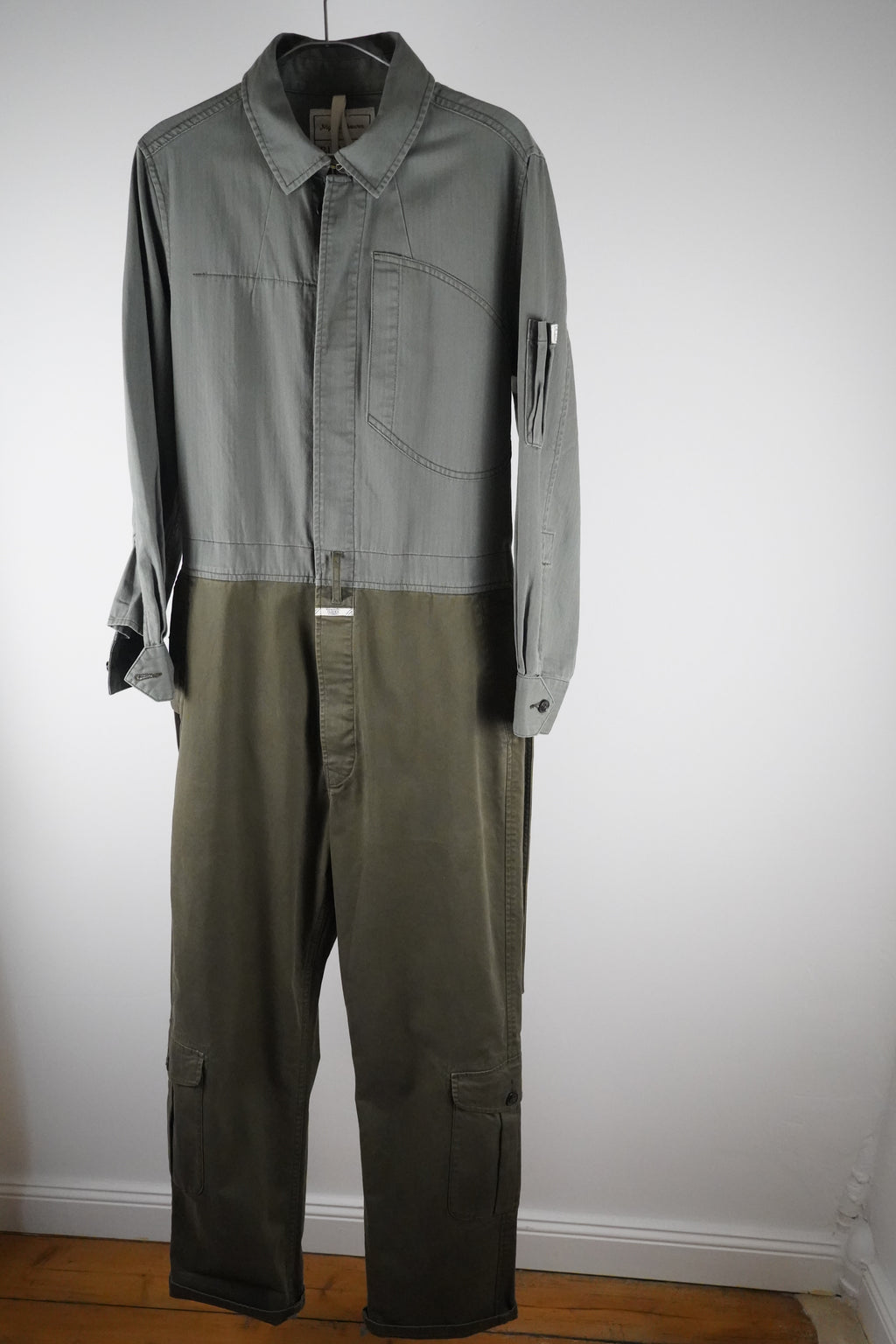CLOSED x Nigel Cabourn Worker- Overall Jumpsuit Khaki Oliv Gr. M
