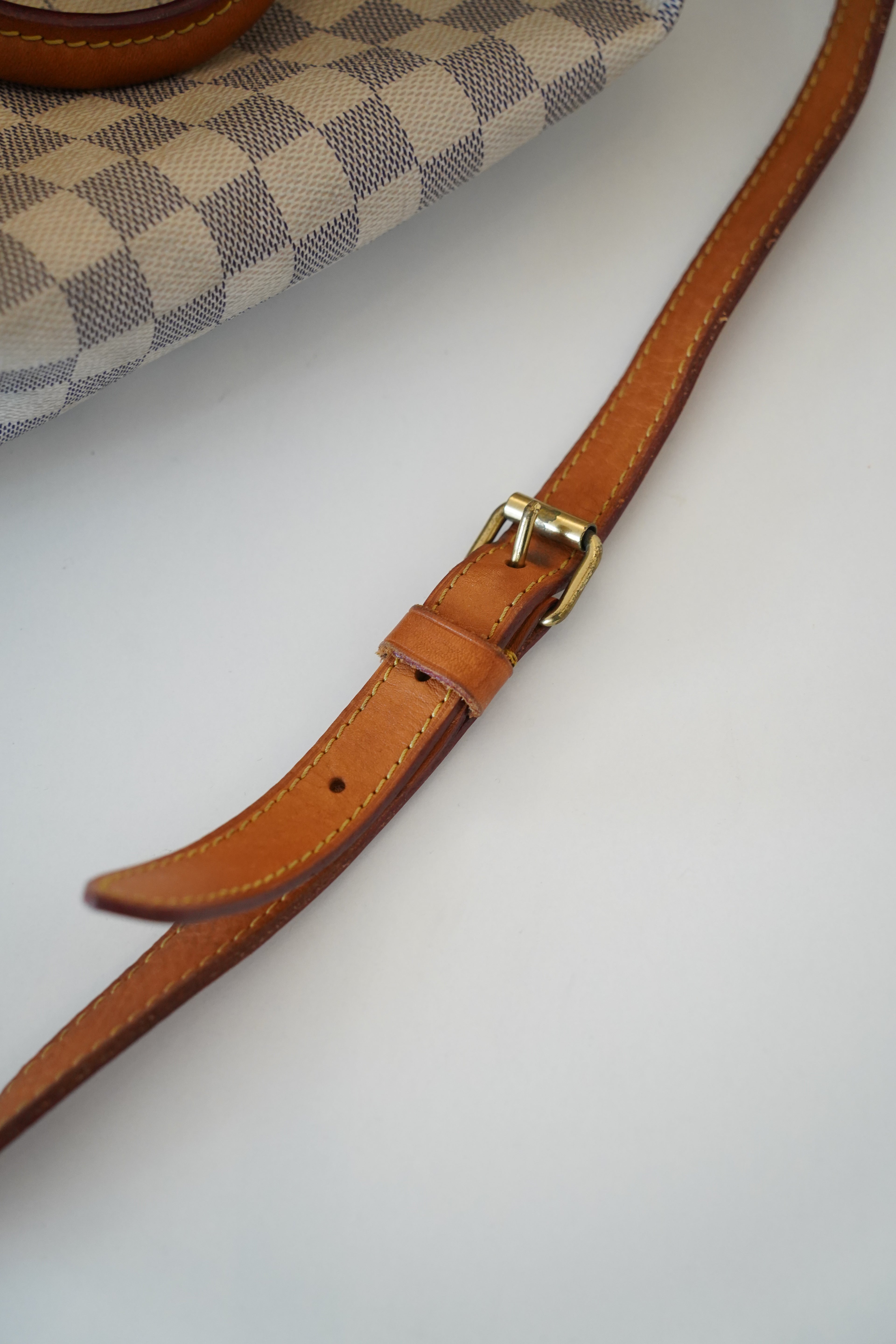 LOUIS VUITTON Speedy Bandoulière 35 Damier Azur Canvas Handtasche