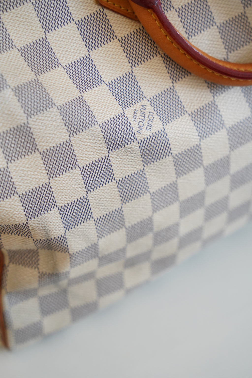LOUIS VUITTON Speedy Bandoulière 35 Damier Azur Canvas Handtasche