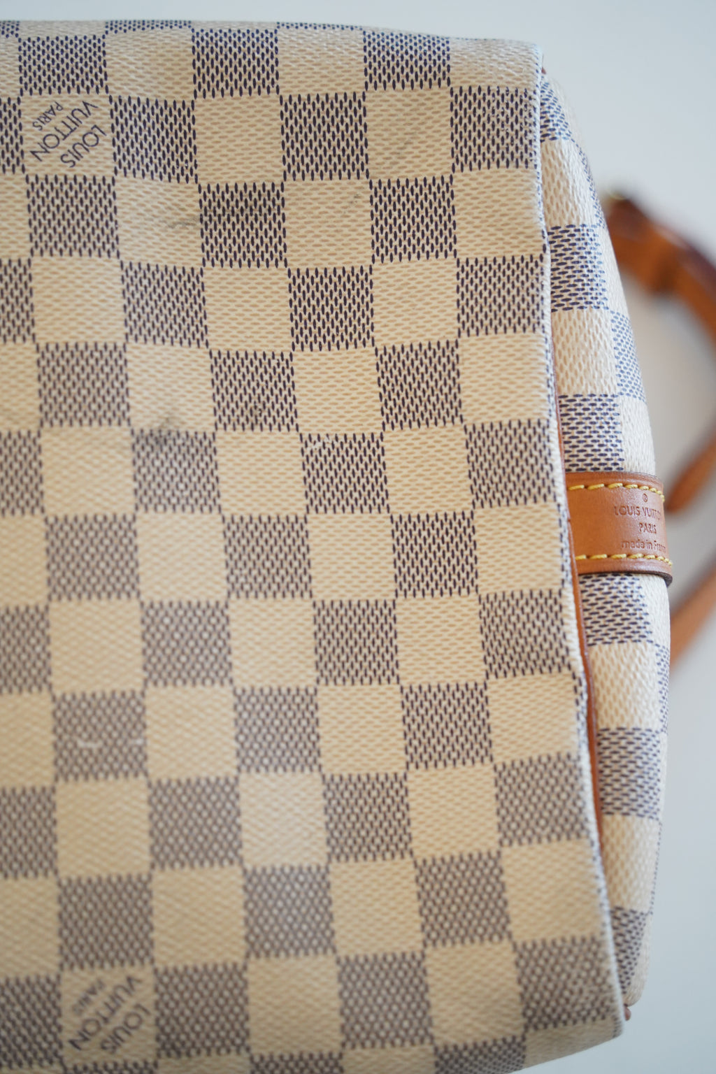 LOUIS VUITTON Speedy Bandoulière 35 Damier Azur Canvas Handtasche