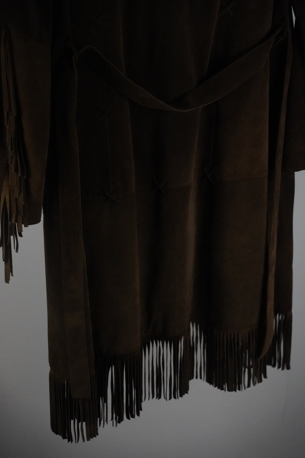 CLONE Wildleder Mantel