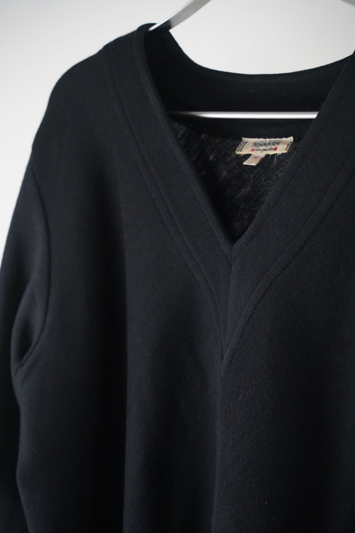 YVES SAINT LAURENT "rive gauche" Vintage- Feinstrick-Sweater | Gr. 40 (DE 36 S/38 M)