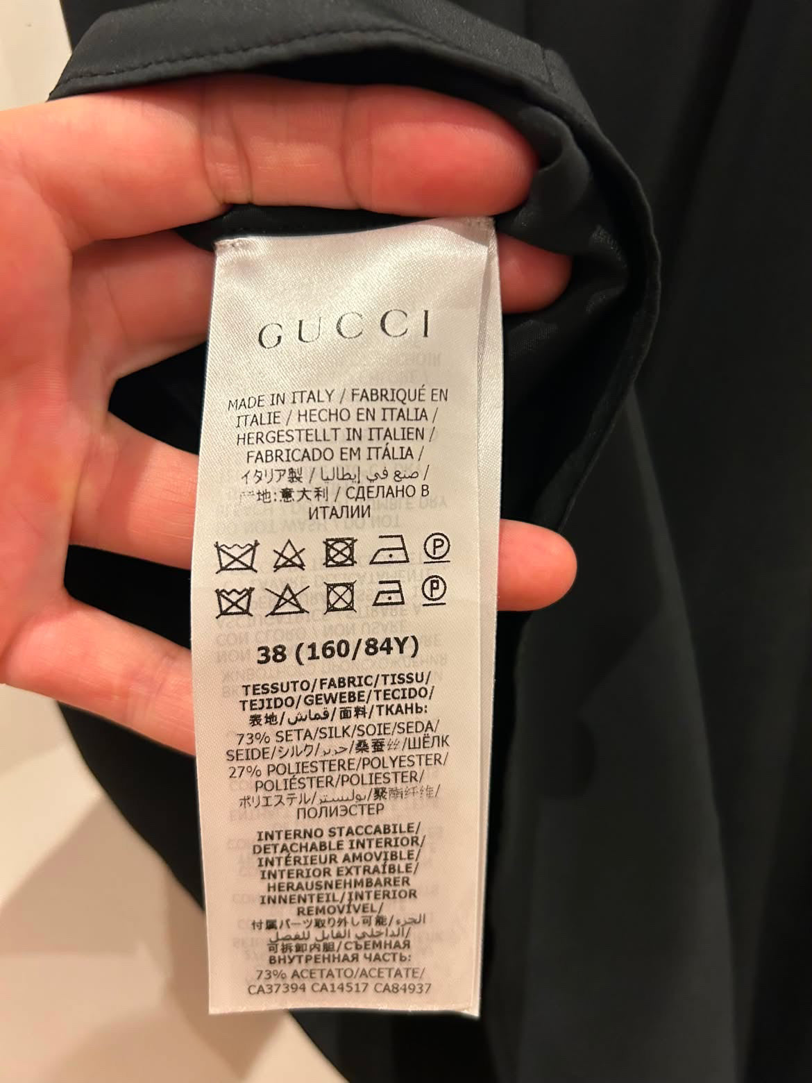 GUCCI Plissierte Tüllbluse mit Volants  IT 38 (160/84Y)