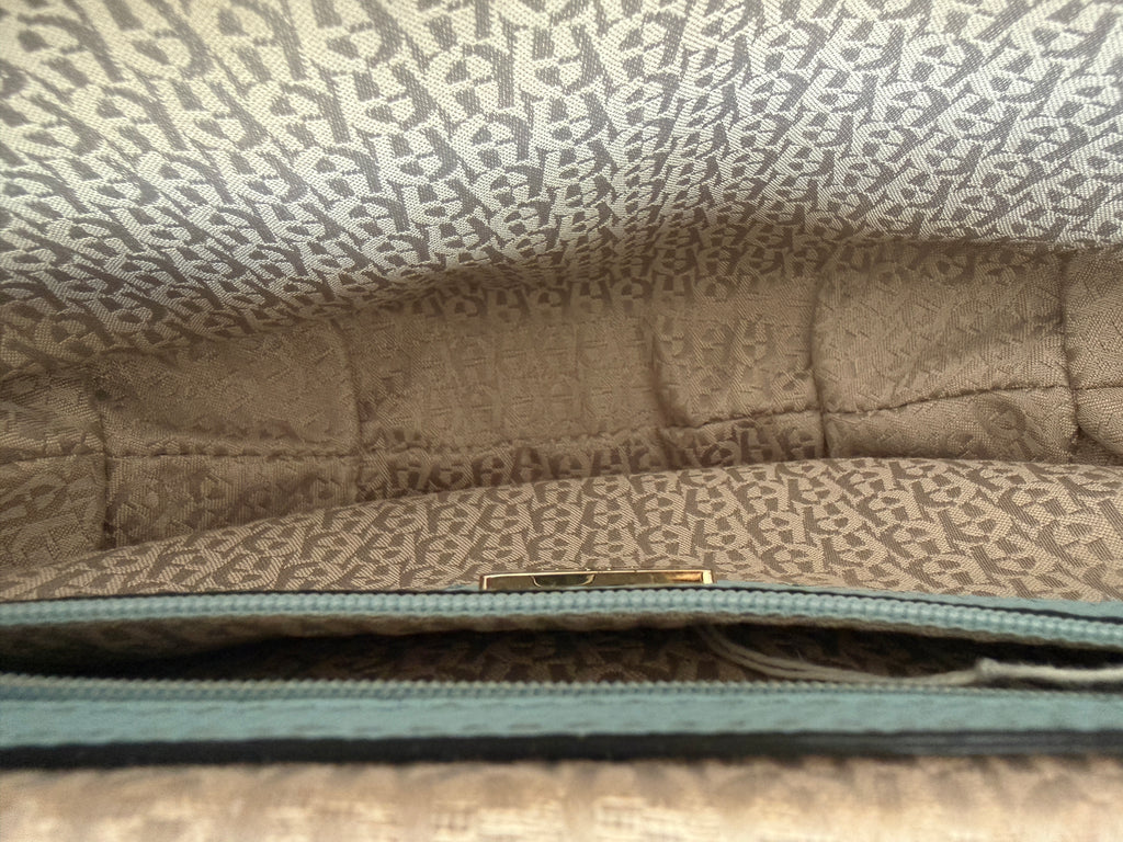 AIGNER HANDTASCHE hellblau