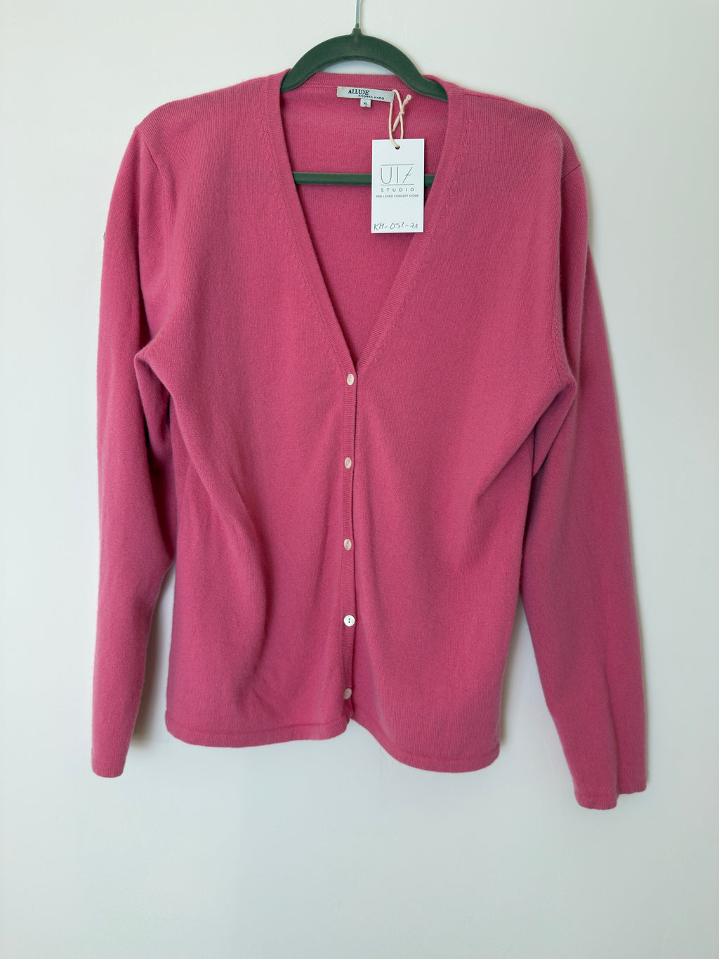 ALLUDE Kaschmir-Strickjacke | Gr. XL