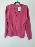 ALLUDE Kaschmir-Strickjacke | Gr. XL