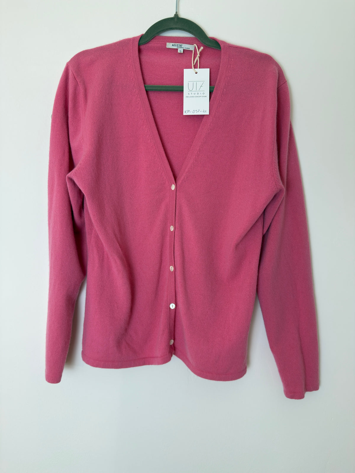 ALLUDE Kaschmir-Strickjacke | Gr. XL
