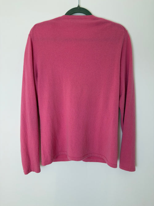 ALLUDE Kaschmir-Strickjacke | Gr. XL
