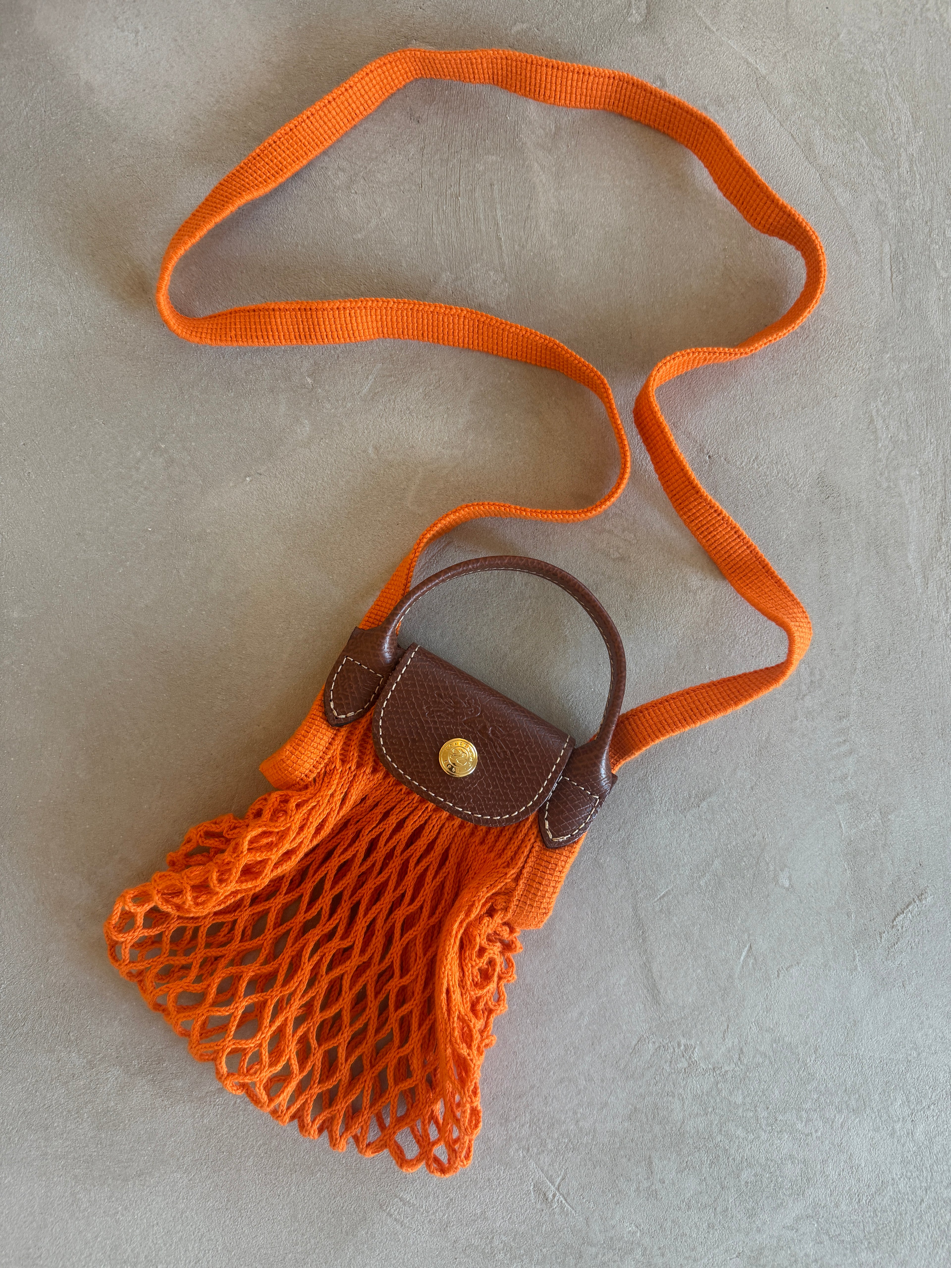 Longchamp Le Pliage Filet XS - orange