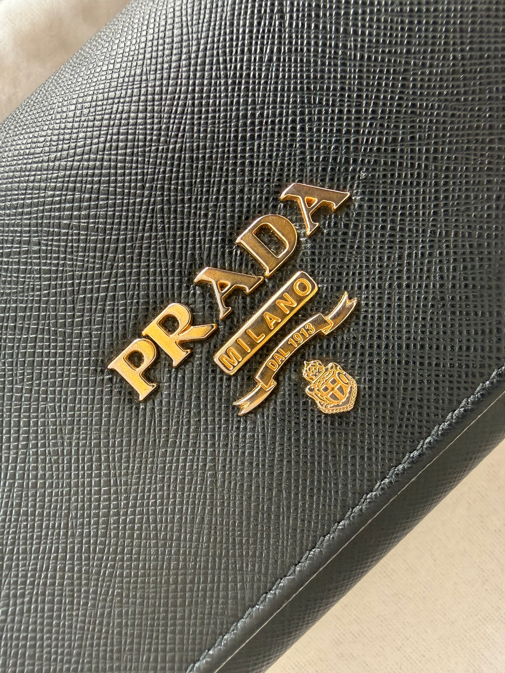PRADA Wallet on Chain/ Clutch