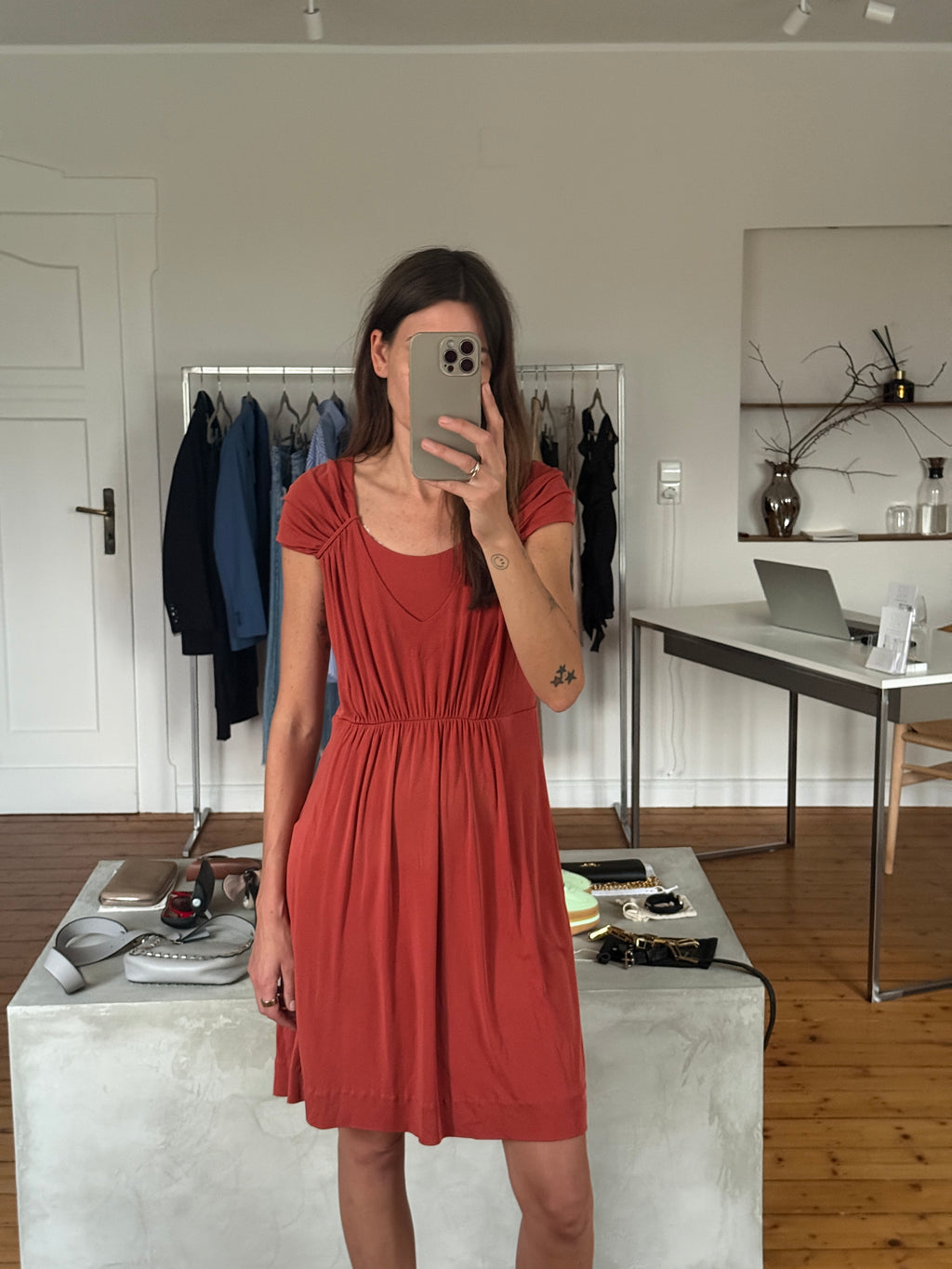 GUCCI SEIDENKLEID Vintage  | Gr. L